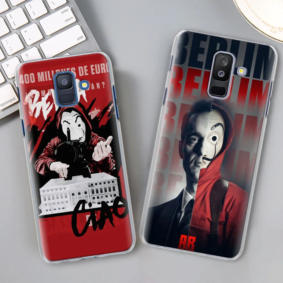 La Casa de papel чехол КРЫШКА ДЛЯ samsung Galaxy A30 A40 A50 A70 A6 A8 плюс A7 A9 M30 чехол для телефона Coque