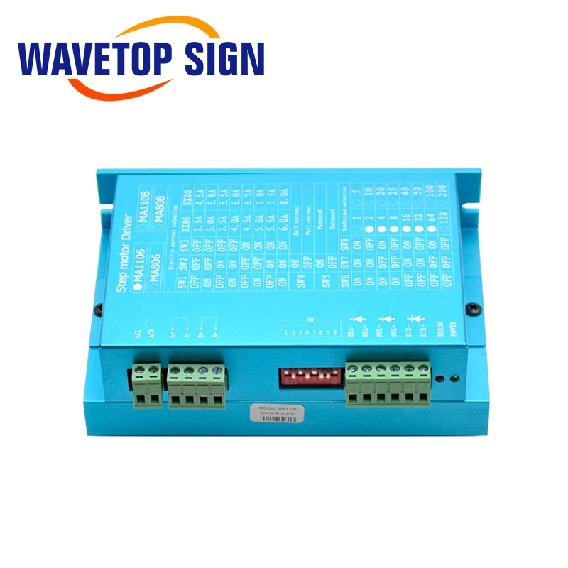 2 фазы Цифровой Драйвер шагового двигателя MA1106 AC110V 6A матч 86 мотор MA806 AC80V 57 110 мм для