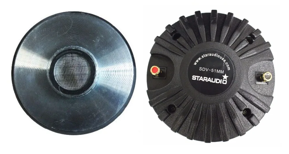 STARAUDIO 2,0" 51 мм 2600 Вт Титан сжатия винт на Powered DJ PA вечерние сцена, караоке динамик Рог драйвер твитер SDV-51MM