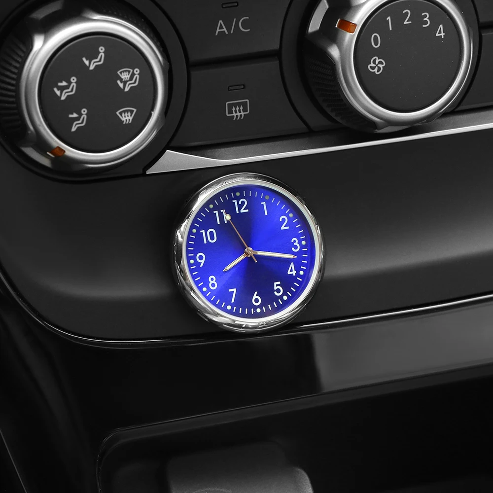 Светящиеся кварцевые часы для автомобиля декоративные Nissan TIIDA и Qashqai Skoda Octavia Fabia