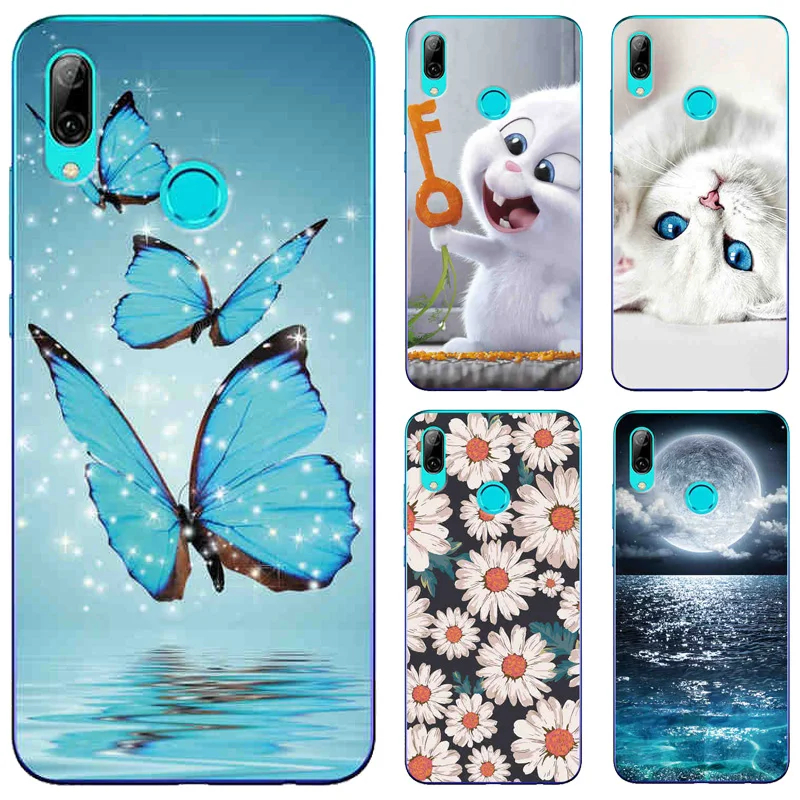 Case For Huawei P Smart 2019 6.21&quot Cute Animal Scenery Printing Patterned Phone Back Cover | Мобильные телефоны и