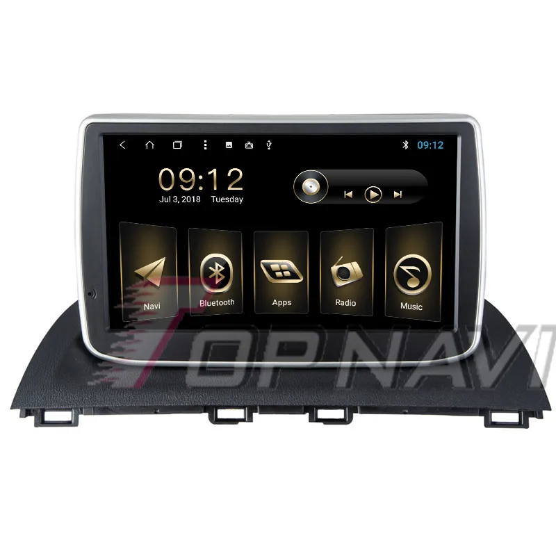 Автомобильный мультимедийный плеер 9 дюймов Android 8 1 2 din для Mazda 3 Axela 2014 2015 2016