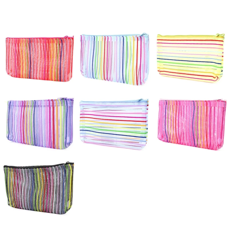 

Fashion Women Nylon Mesh Makeup Case Cosmetic Bag Pouch Toiletry Organizer Bags