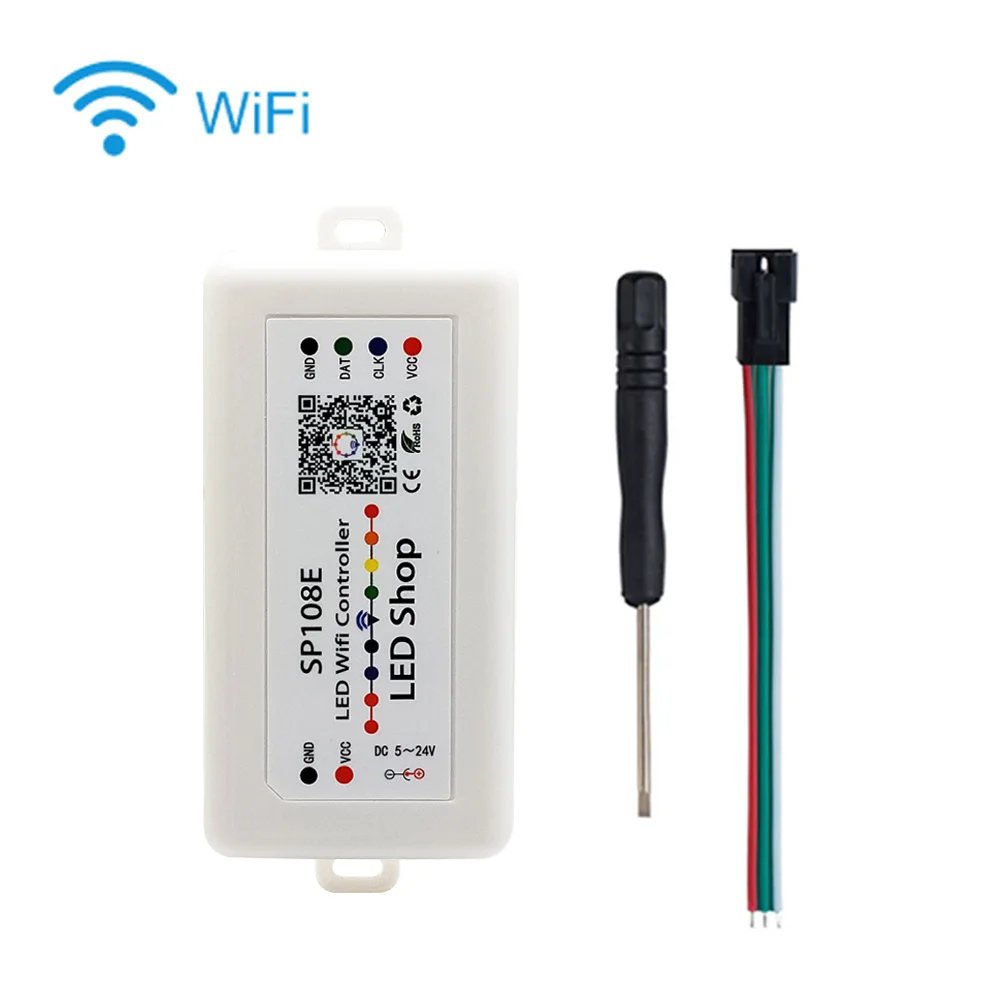 Wifi умный модуль переключателя DC 5V 12V 24V RGB контроллер телефон приложение цветной