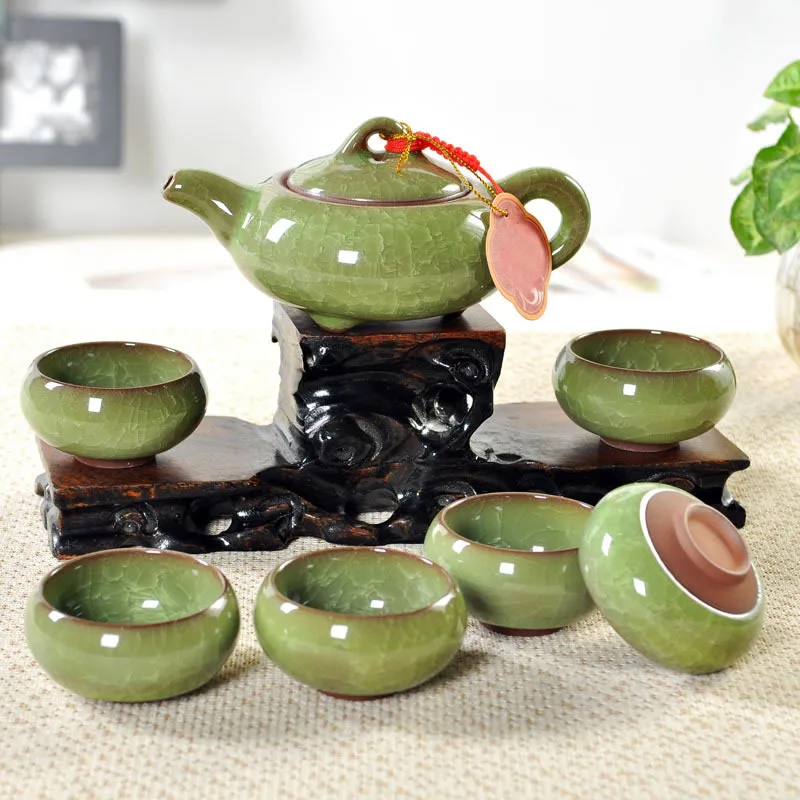 Фарфоровый чайный набор Gaiwan кунг фу тенмоку чайная чашка китайские традиции