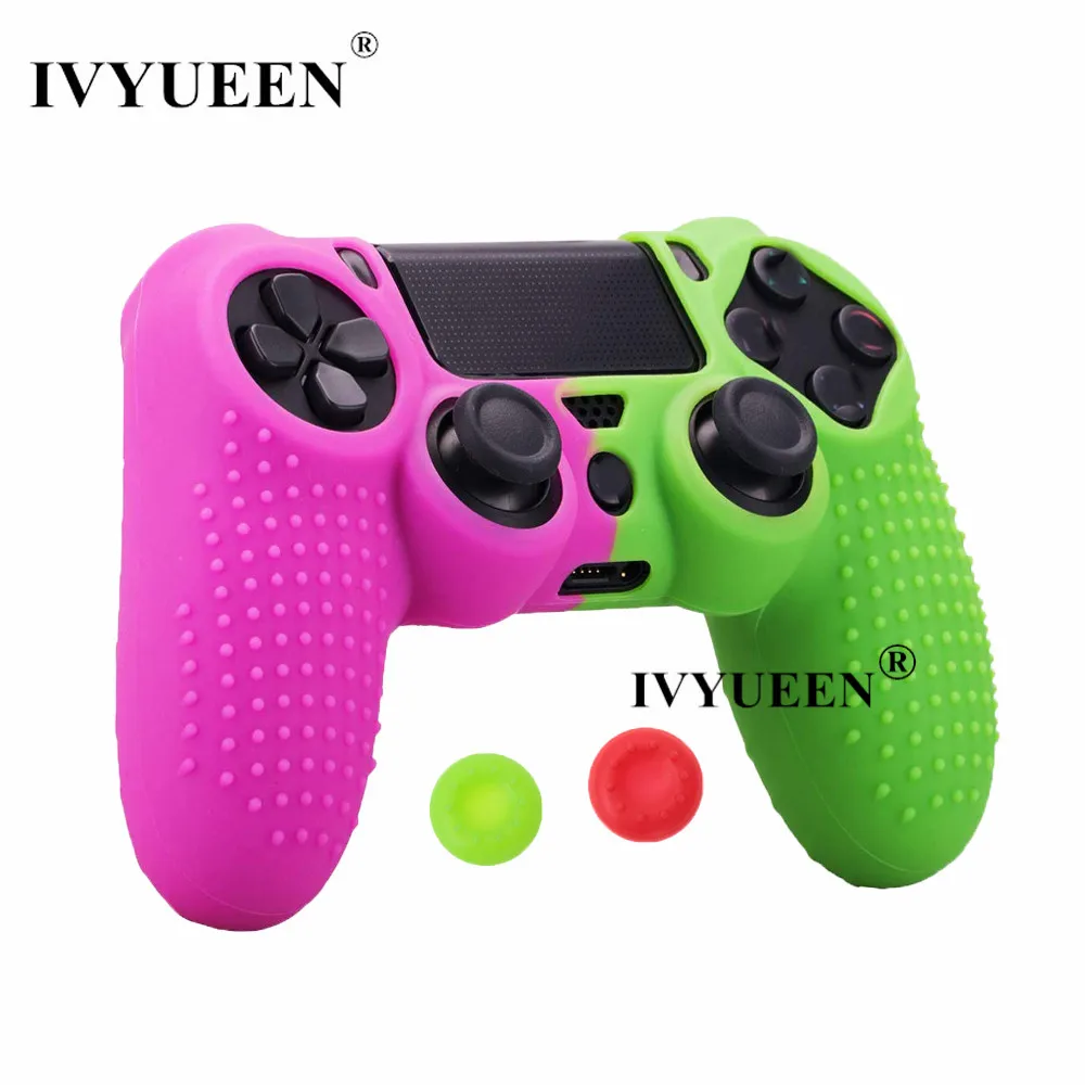 Силиконовый чехол IVYUEEN для PlayStation 4 Dualshock PS4 Pro тонкий с джойстиками