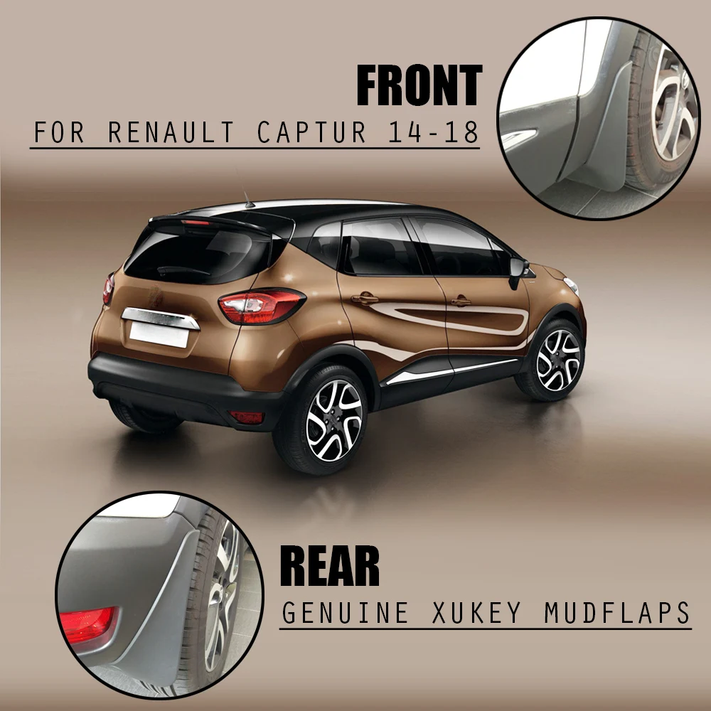 OE стильные Литые Автомобильные Брызговики для Renault Captur 2013 2019 щитки Samsung QM3|car mud