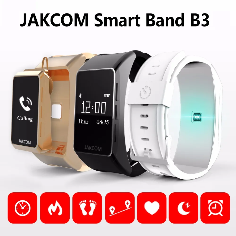 Jakcom смарт браслет B3 новый продукт браслетов как часы Bluetooth Смарт для Android/IOS
