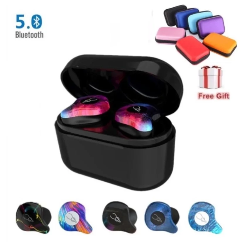 2021 мини беспроводные Bluetooth наушники Sabbat X12 Pro TWS 3D стерео звук невидимые V5.0