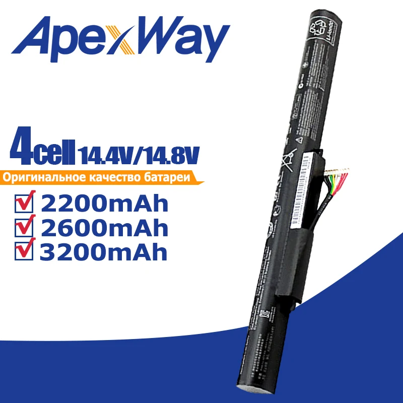 Аккумулятор ApexWay для ноутбука Lenovo 2200 мАч L12L4K01 L12S4E21 L12S4K01 L12M4E21 L12M4K01 z400 z400a z500