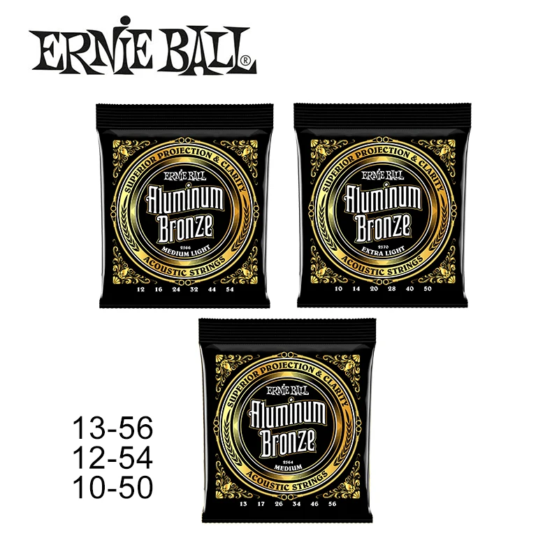 Оригинальные алюминиевые бронзовые для акустической гитары Ernie Ball 1 Набор струн