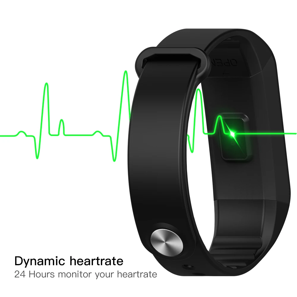 

SMARCENT W6S Smart Bracelet Activity Tracker Dynamic Heart Rate blood pressure Monitoring IP67 Smart Band 0.96 inch Color Screen