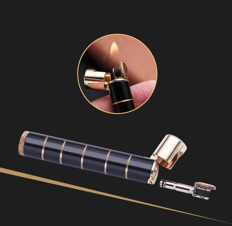 Honest metal тонкая многоразовая газовая зажигалка женская мини для сигарет Бутановая