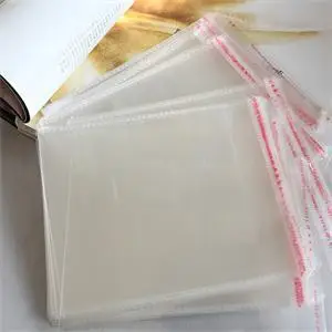 100 x Plastic Storage Sleeves Regular CD Clear Wear-resistant Regular Resealable Disc Cover Cases Travel Outdoor Tools