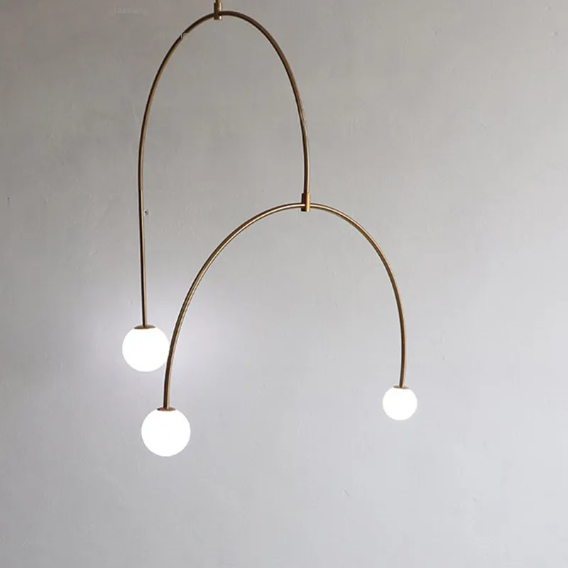 Скандинавские потолочные люстры в гостиной светодиодный светильник для спальни