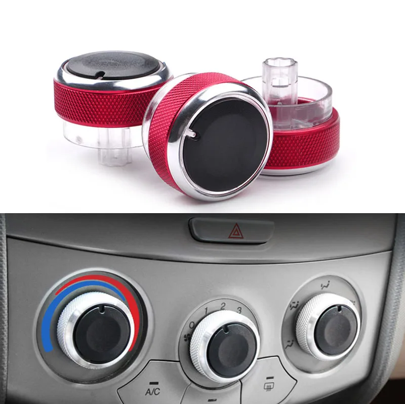 3 шт. ручка переключателя контроля температуры кондиционера переменного тока для