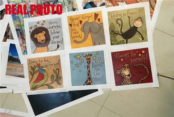 Набор состоит из 6 предметов холст для живописи маслом современный мультфильм