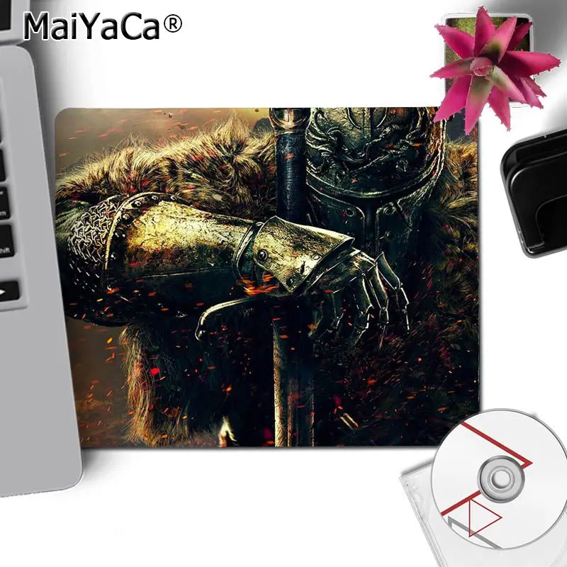 No LockEdge 18x22cm MaiYaCa Подарочный коврик для мальчика dark souls коврик для мыши геймер игровые коврики прочный резиновый коврик для мыши - Цвет: No LockEdge 18x22cm