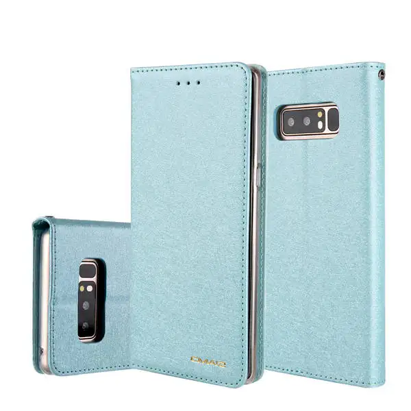 Кожаный чехол S10 для samsung Galaxy S10 Plus, s7 edge, S8, S9 Plus, NOTE 10 Pro, чехол из искусственной кожи, Магнитный флип-чехол, полная защита - Цвет: mint green