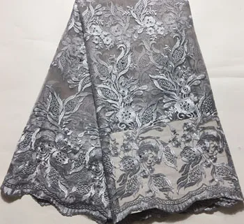 2019 последние французские нигерийские кружевные ткани высокого качества Тюль