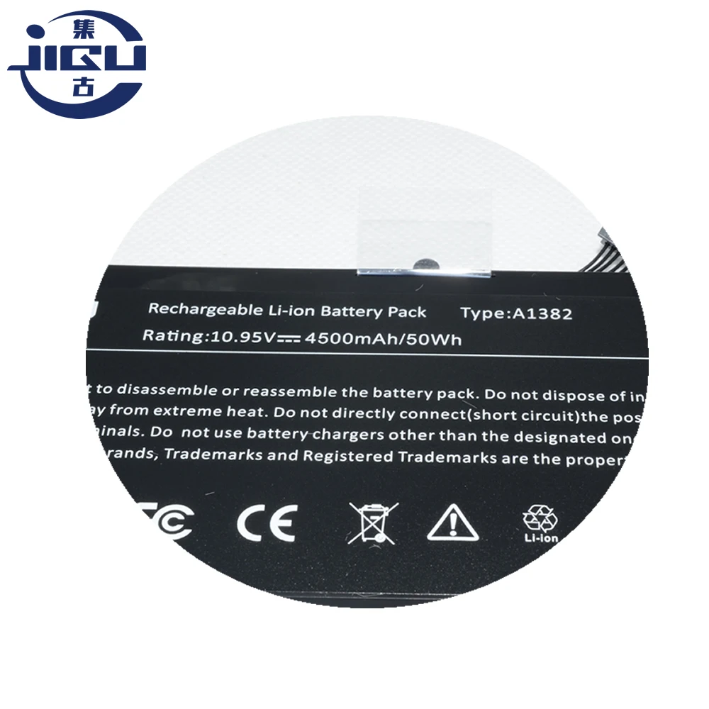 JIGU Laptop Battery For Apple MacBook Pro 15&quot A1286 MC721 MC723 MA847 MD318 MD322 MD103 MD104 (2010 2012 Version) Replace: A1382|laptop