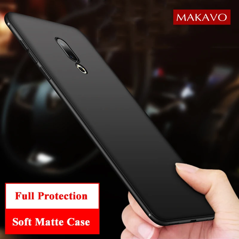 MAKAVO чехол для Meizu 16X Полная защита Мягкий силиконовый матовый телефона s 16 X Capa