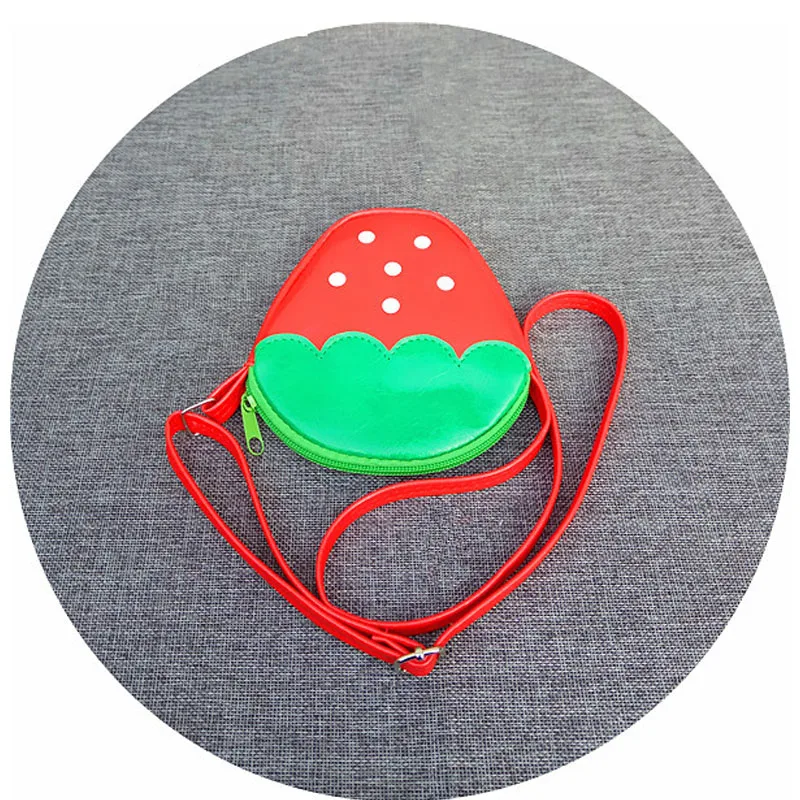 Новая милая детская сумка для монет с рисунком фруктов клубники арбуза ананаса