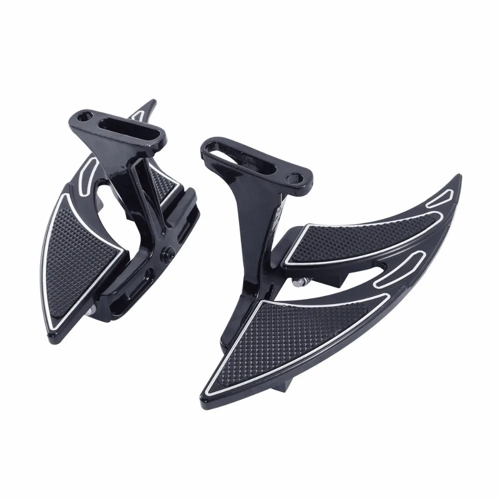 Задняя подножка мотоцикла опоры для ног кронштейн комплект Harley Touring Road King Electra Glide