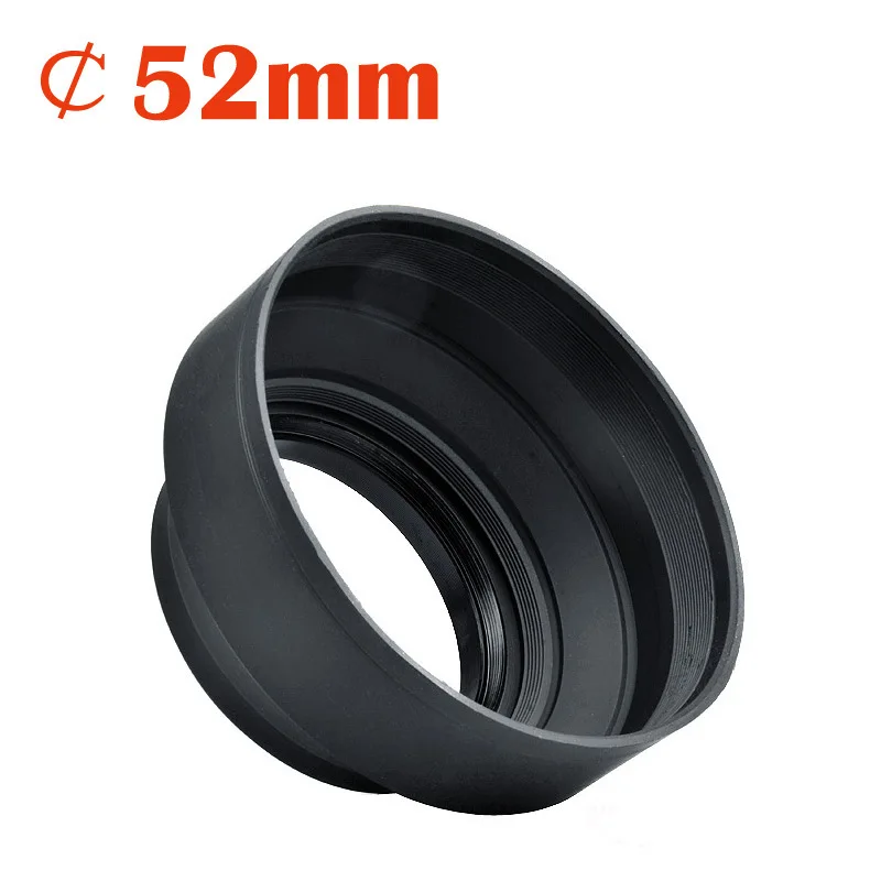 Фирменная бленда для объектива камеры 52 мм подходит телефото стандартный