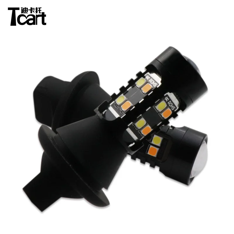 Tcart Автомобильные светодиодные фары T20 WY21W 7440 дневные ходовые огни Сигналы