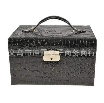 Деревянная коробка высокого класса ювелирные изделия кассеты зеркало замок