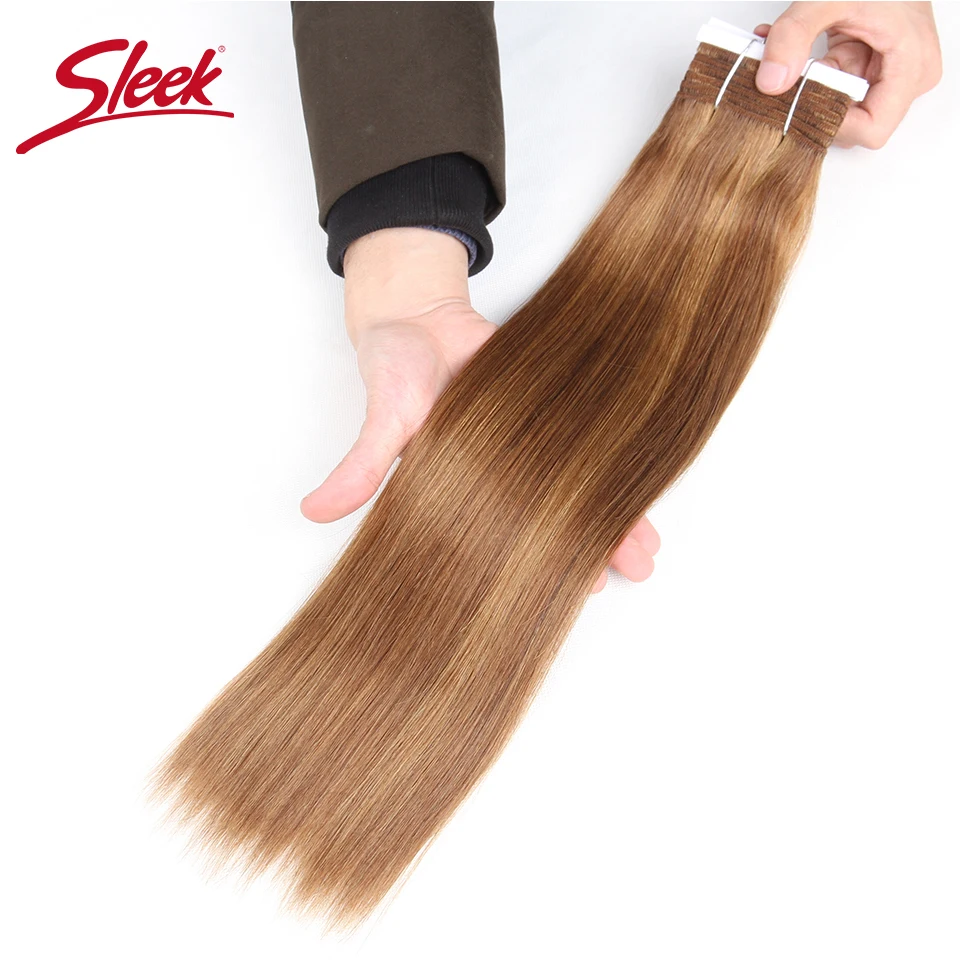 Гладкие волосы remy, бразильские прямые человеческие волосы Yaki, пряди, 1 шт., Piano P4/30# P1B/27# P6/27#, пряди для наращивания волос, 113 г