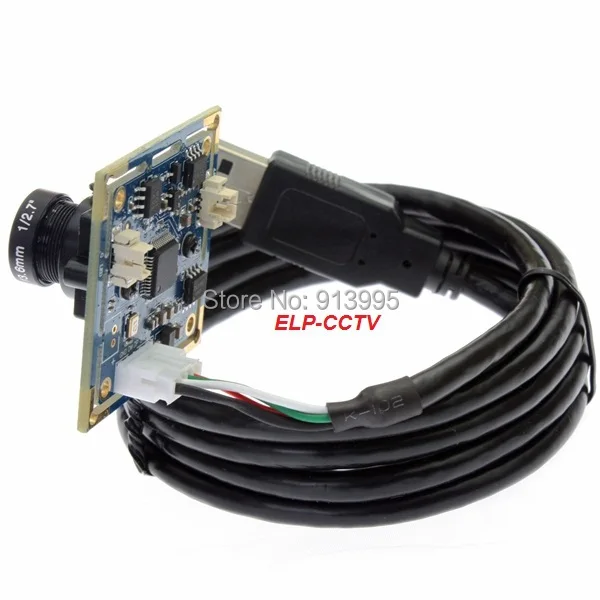 12 мм объектив Linux/Android 640x480 OV7725 камера usb cmos модуль камеры ELP-USB30W04MT-L12