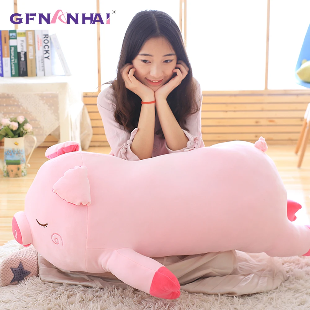 1 шт. 40 см новые стили милая Лежащая свинья плюшевая игрушка kawaii мягкая хлопковая