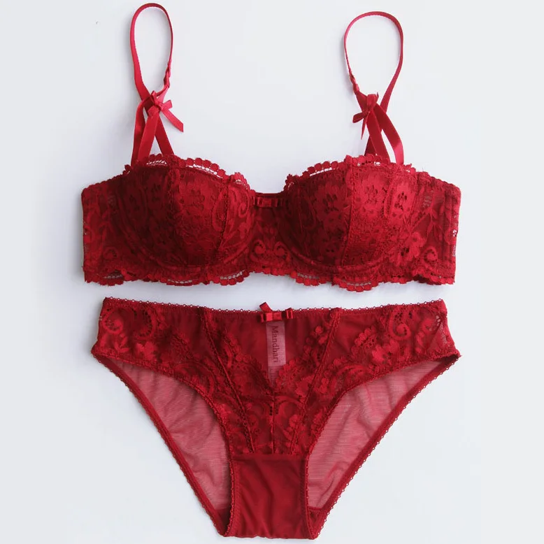 Размера плюс женский сексуальный бюстгальтер нижнее белье вышивка кружево