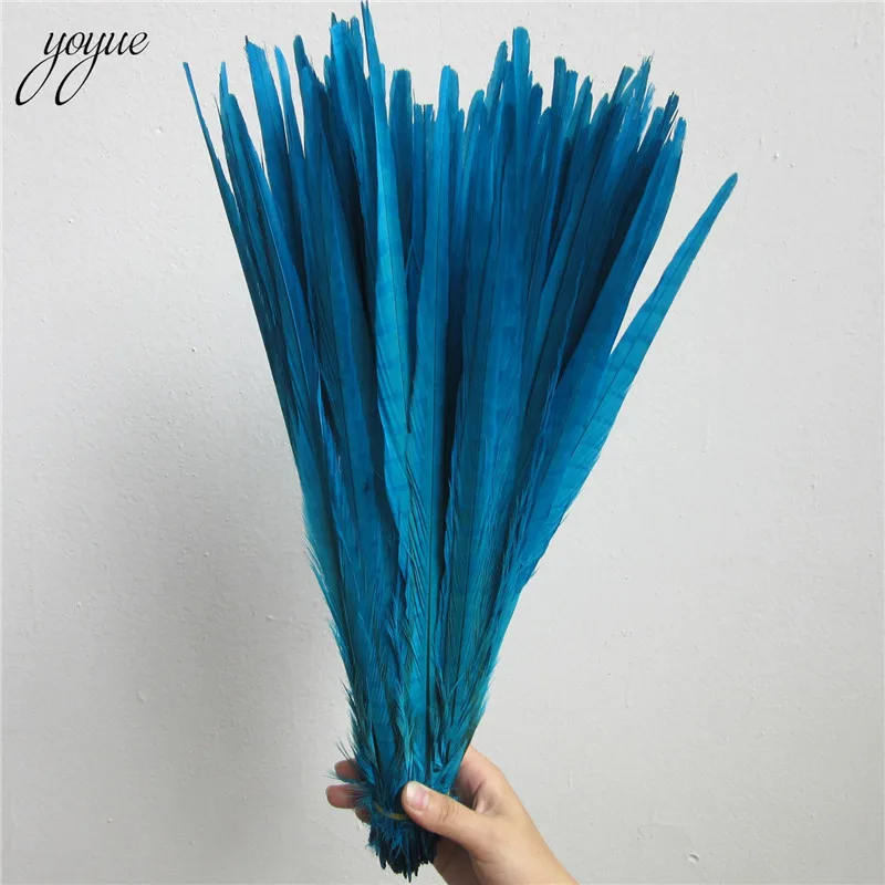 100 Pcs Beige Natural Pheasant Tail Feathers 16-18inch 40-45cm High Quality Diy Jewelry Wedding Decorations Feather | Дом и сад