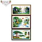 Joy Sunday F039(1)(2)(3) 14CT 11CT Счетный и штампованный домашний декор Гостевая поздравительная Китайская вышивка крестиком рукоделие