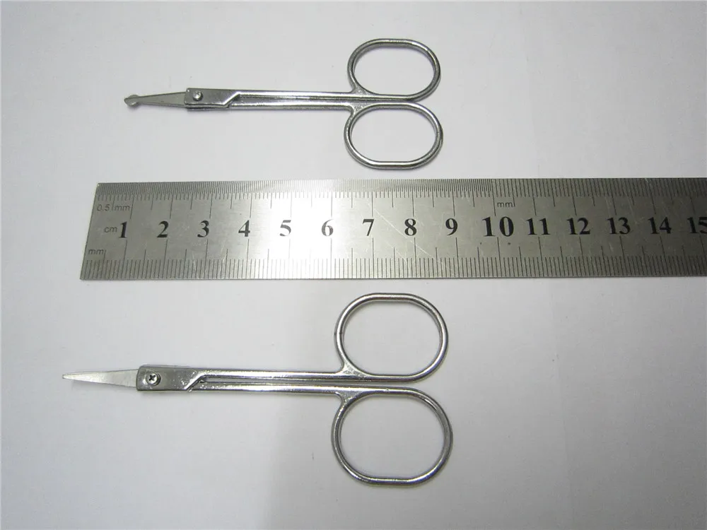 Детские безопасные ножницы триммер для бровей красоты ресниц мини Ножницы