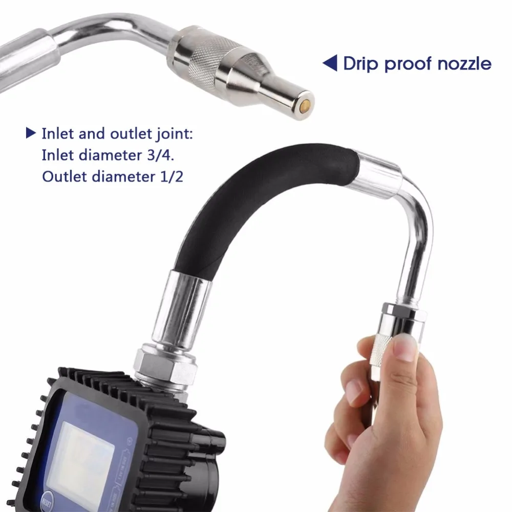 Пневматический масляный заправочный пистолет цифровых топлива масла смазки