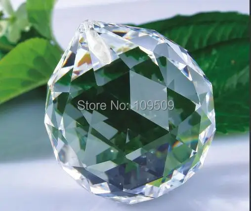 30 шт. AAA 20 мм прозрачная Люстра Хрустальный подвесной шар Призма Suncatcher фэн-шуй подвеска оправы для подвешивания