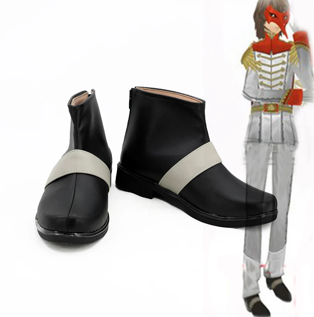 Короткие ботинки Persona 5 Goro Akechi обувь для косплея изготовленные на заказ|custom made|custom