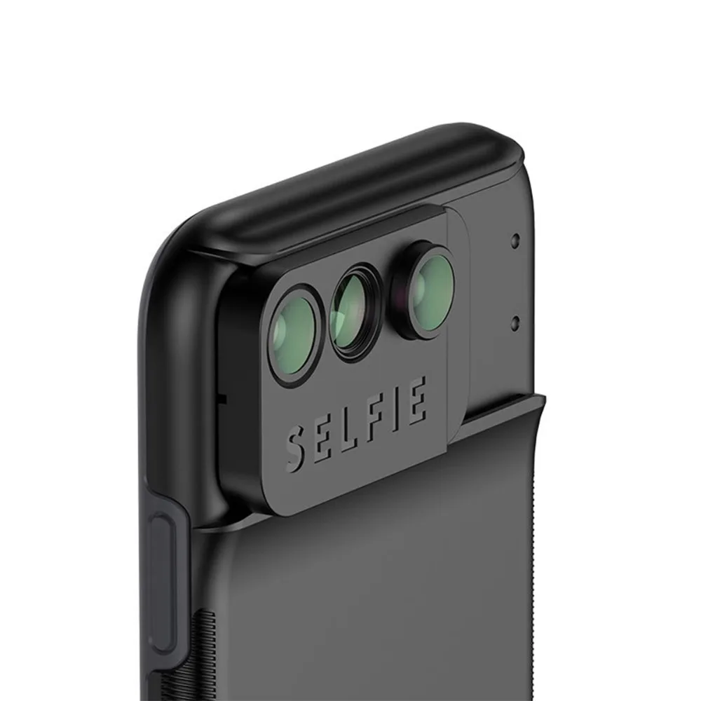 Объектив PHOLES 6 в 1 SLR для iPhone XS/XS Max 3 XR с чехлом телефона широкоугольный + макро рыбий