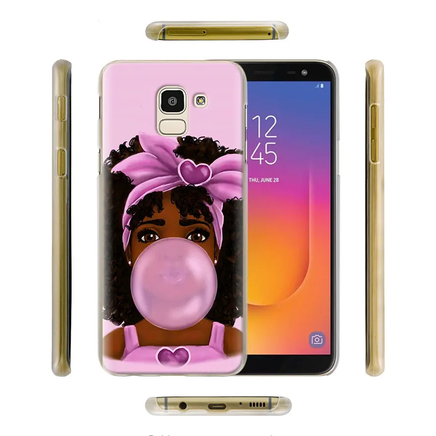Меланина попсовое чехол КРЫШКА ДЛЯ samsung Galaxy A30 A40 A50 A70 A6 A8 плюс A7 A9 M30 чехол для телефона Coque