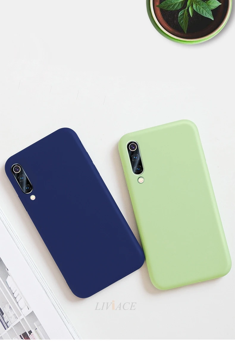 Жидкий силиконовый чехол для телефона для xiaomi mi 9 se lite pro a3 xio mi мягкий чехол-накладка для xiaomi mi 9 9se xiaomi 9 fundas