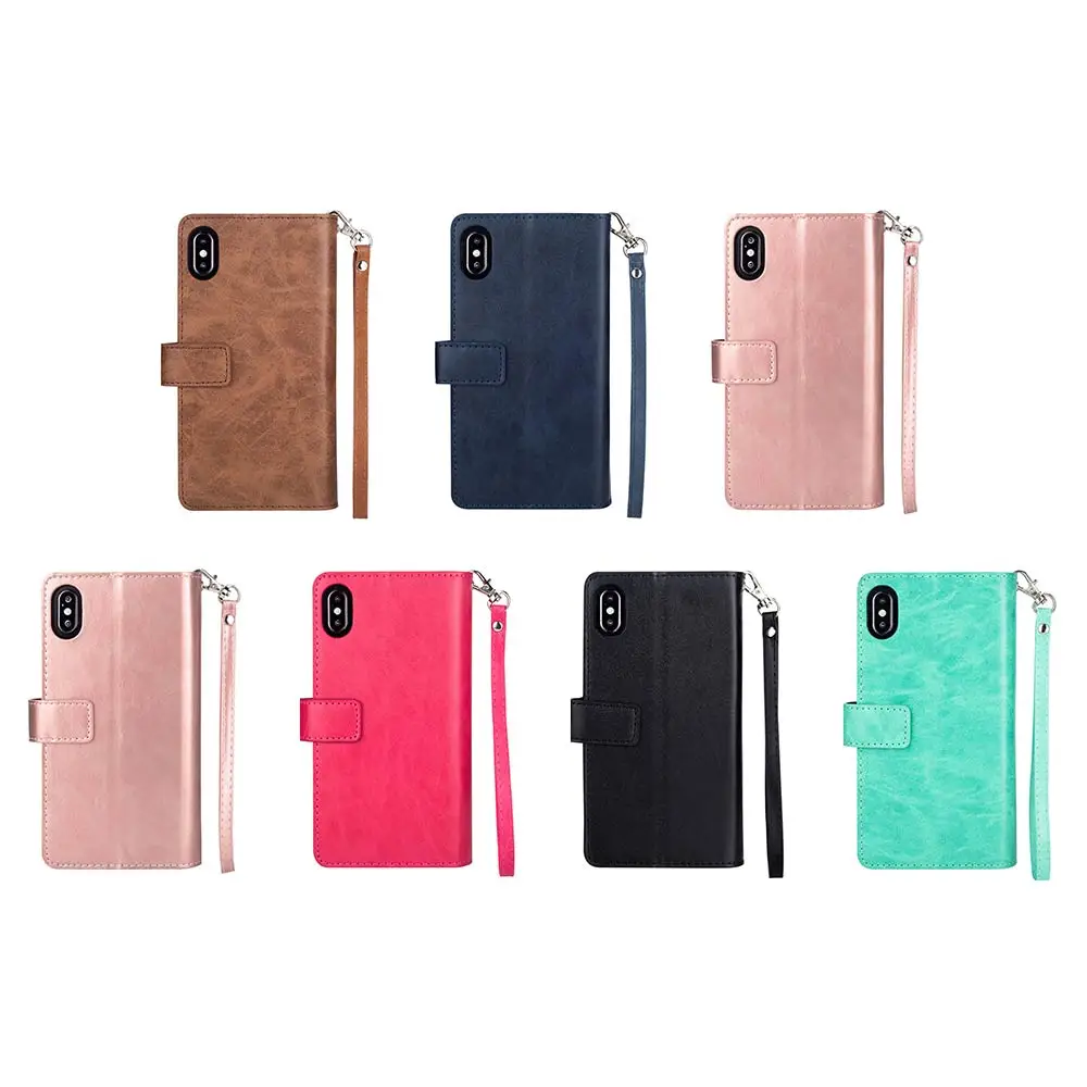 Многофункциональный кожаный бумажник KISSCASE чехол для iPhone 7 Plus X XR XS MAX 8 6 S чехлы карт