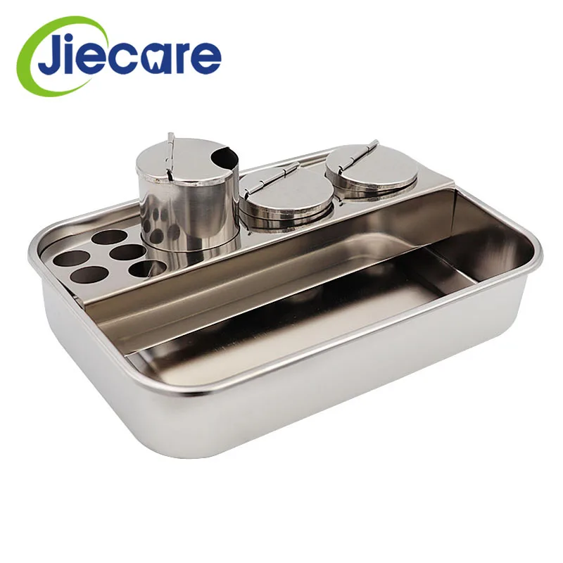 1 набор стоматологических инструментов из нержавеющей стали коробка для