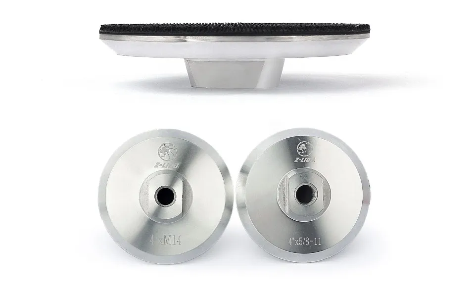 Aluminum алюминиевая Накладка для алмазной полировки 3/" /5"/" /7" на основе алюминия подложка держатель M14 5/8-11 Резьбовая угловая шлифовальная машина