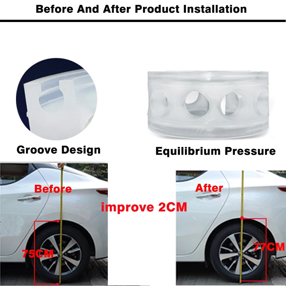 TPUAMT 1 шт. автомобильный амортизатор мощности авто Пружинные бамперы A/B/C/D/E/F Тип