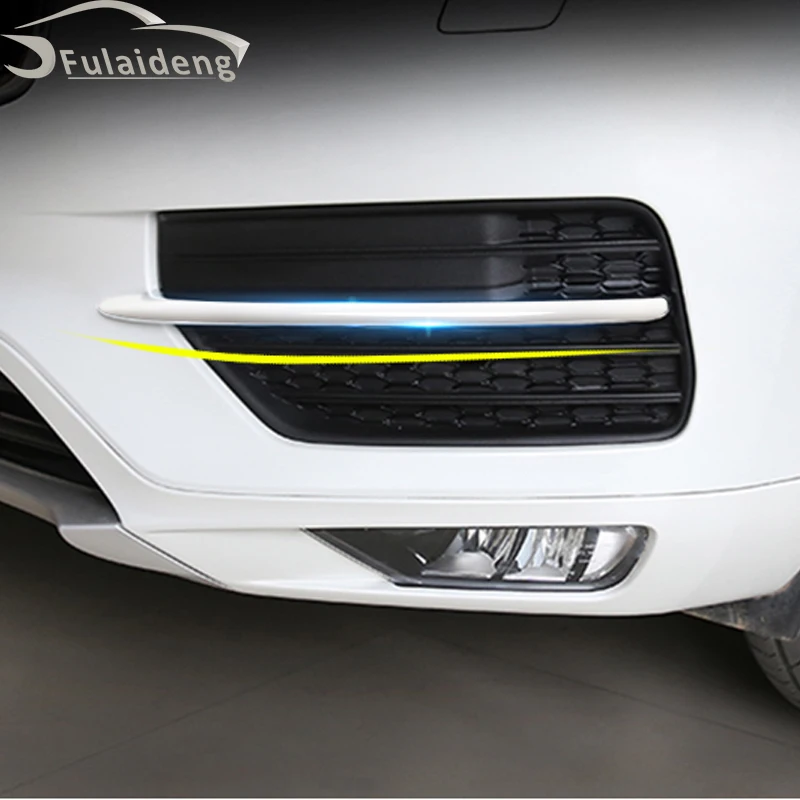 Для Volvo XC90 2016-2018 ABS Хром передний и задний бампер противотуманная фара крышка