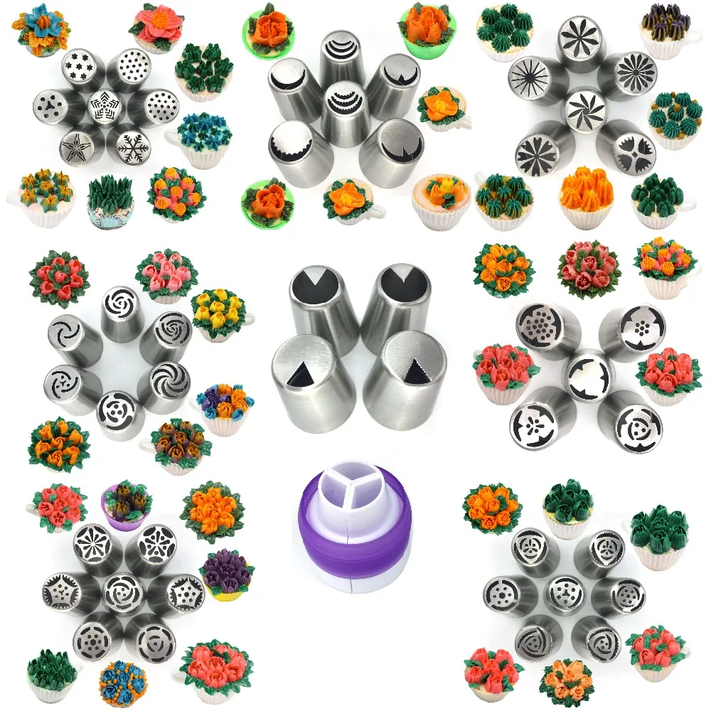 49 шт. кондитерские насадки тюльпан из нержавеющей стали|pastry tips|nozzles pastrycake decorating